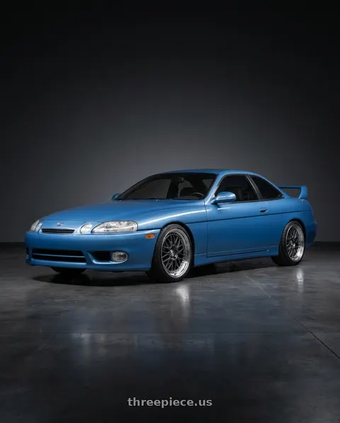 1995 Lexus SC300 with ESR Wheels SR SERIES SR01 5x100 17x8.5 +30 Gloss Graphite wheels