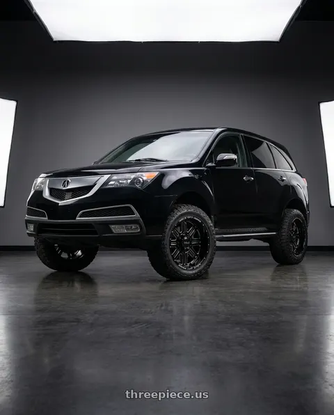 2012 Acura MDX with WELD Off-Road Chasm 5x114.3 18x9 0 Gloss Black/Milled wheels