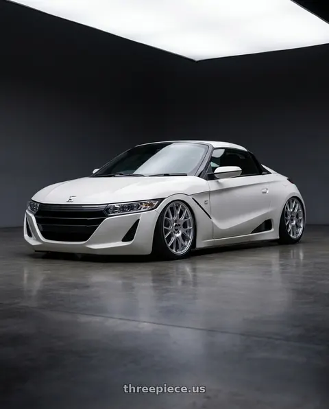 2016 Honda s660 with BBS CH-R 5x130 19x8.5 +51 Brilliant Silver Polished Rim Protector wheels