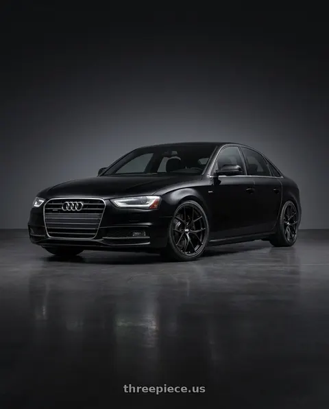 2013 Audi A4 with BBS FI 5x114.3 20x8.75 +44 Black Satin wheels