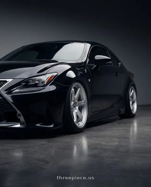 2018 Lexus RC350 F Sport with ESR Wheels APEX SERIES APX6 5x112 19x9.5 +35 Hyper Silver wheels