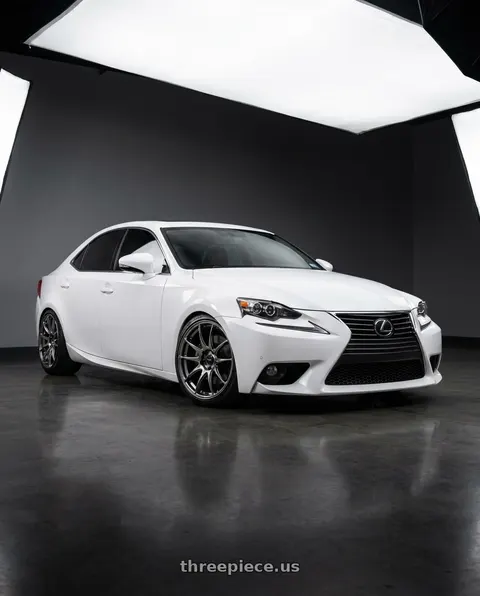 2016 Lexus IS200t with Vors TR4 5x114.3 19x9.5  +35 Hyper Black wheels