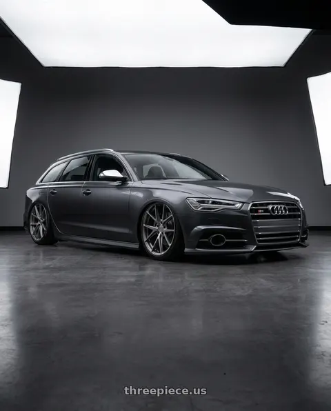 2016 Audi S6 with Niche 1PC M116 MISANO 5X112 20X9 +26 MATTE GUN METAL wheels