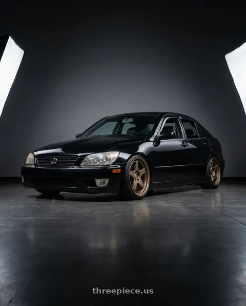 2004 Lexus IS300 with Kansei K12B KNP 5x114.3 18x9 12 Bronze wheels