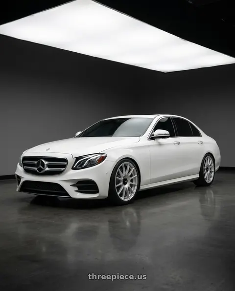 2019 Mercedes-Benz E300 with Rotiform 1PC R170 DTM 5X112/5X120 19X8.5 +45 SILVER wheels