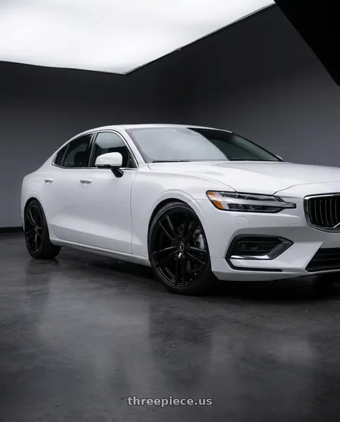2020 Volvo S60 with Kraze Spectra 183 5x108/5x114.3 18x8+40 Gloss Black wheels