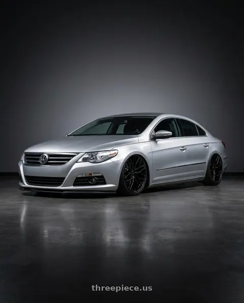 2015 Volkswagen CC with Avant Garde Wheels M520R 5X112 19x8.5 +35 Gloss Black wheels
