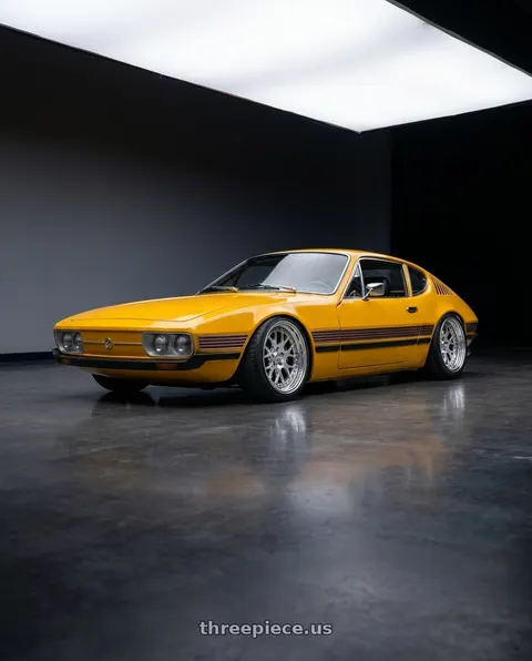 1974 VW SP2 with CCW CZ14 5x130 17x7 +70 Polished wheels