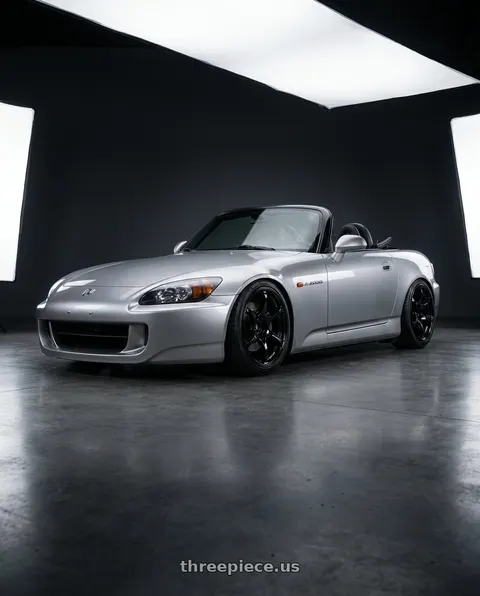 2009 Honda S2000 with Advan RGIII 5x114.3 18x9.0+45 Gloss Black wheels