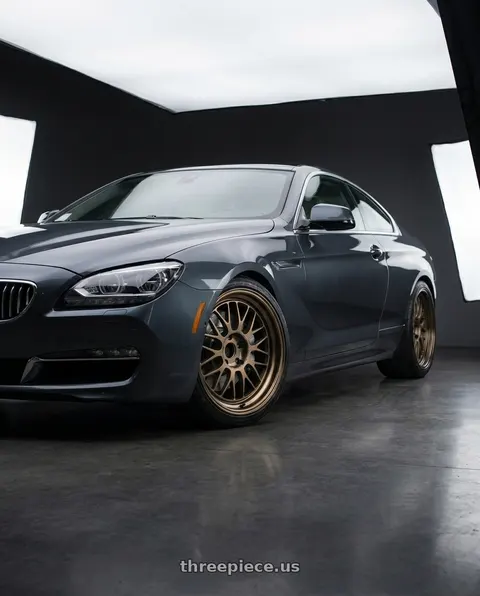 2014 BMW 640i with Volk Racing 21A 5x120 18X10+15  Bronze wheels