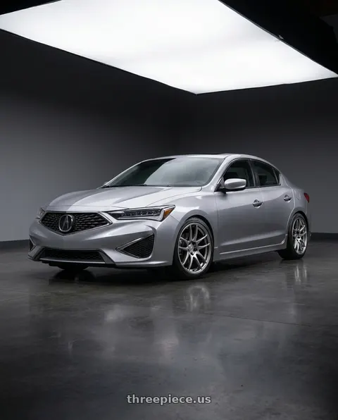 2020 Acura ILX with Work Emotion Cr Kiwami 5x114.3 17x7 +38 Gt Silver wheels