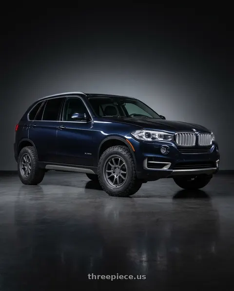 2015 BMW X5 xDrive35d with Black Rhino Hard Alloys BTA 5x120 18x8 +30 BATTLESHIP GRAY wheels
