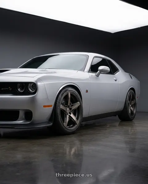 2023 Dodge Challenger with Niche 1PC M271 TERAMO 5X112 20X9 +25 MATTE BLACK WITH DOUBLE DARK TINT FACE wheels