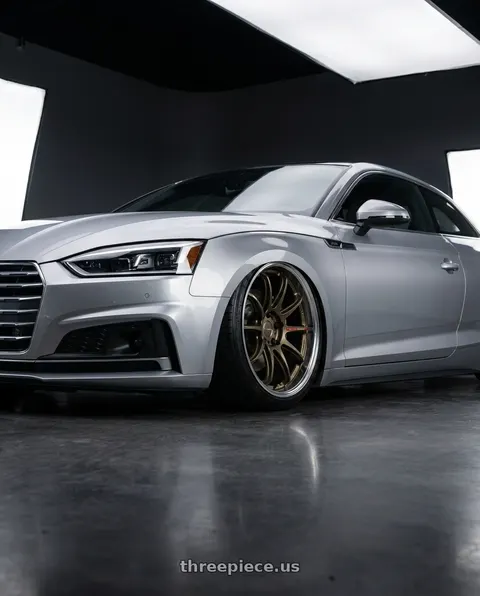 2018 Audi A5 Quattro Premium Plus with Work Zr10 2P 5x112 19x9.0 +22 Matte Bronze wheels
