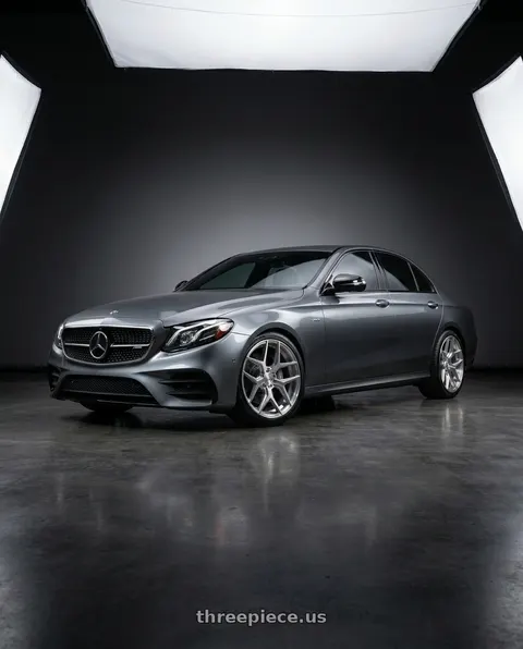 2017 Mercedes-Benz AMG E 43 with 4PLAY 4P06 5x127/5x139.7 22x10-18 Brushed wheels