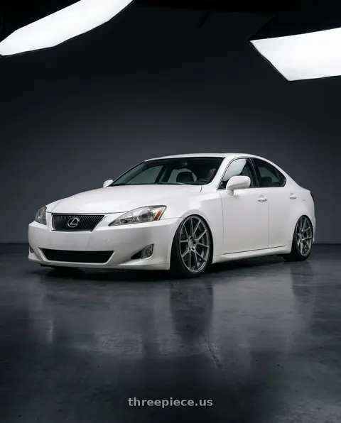 2008 Lexus IS350 with Avant Garde Wheels M510 5X130 19x11 +52 Dolphin Grey wheels