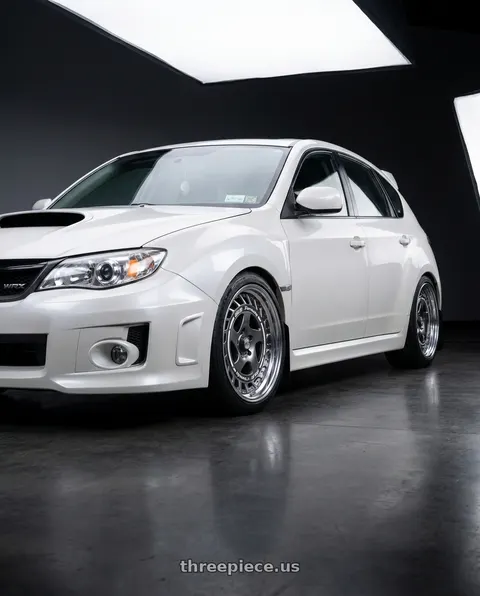 2012 subaru wrx hatchback Subaru with FORMULA AERO SPOKE 5X100 18X8.5+43 NR Disk Titan Silver wheels