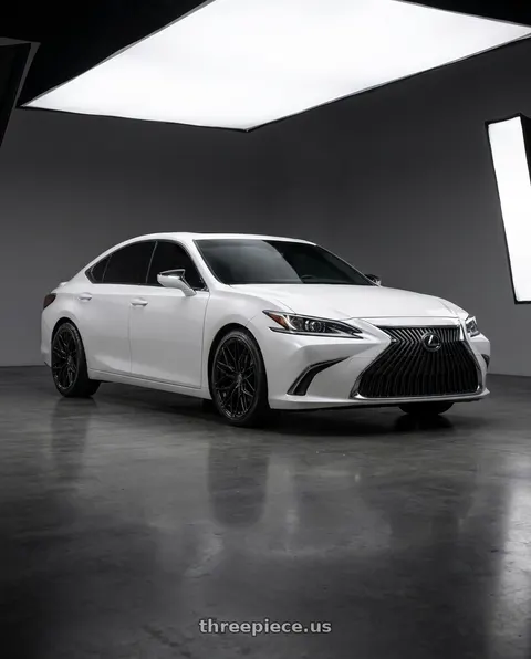 2020 Lexus ES350 Ultra Luxury with Rohana RFX17 5x114 19x8.5 +35 Gloss Black wheels