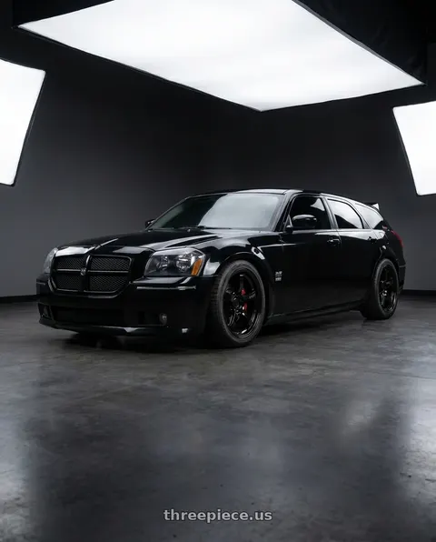 2006 Dodge Magnum with Gram Lights 57CR 4x100 17x7 +40 Gloss Black wheels