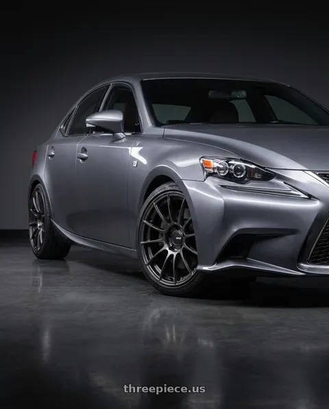 2017 Lexus is with Ssr Gtx04 5x114.3 19x8.5+38  DARK GUNMETAL wheels