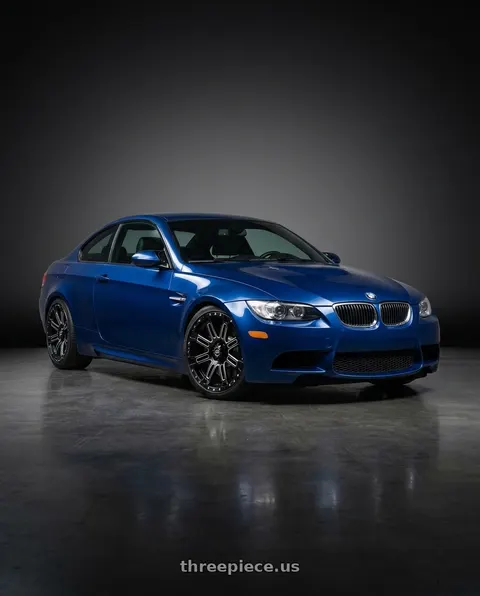 2008 BMW M3 with Enkei Commander 6x135 18x8.5+25 Black Machined wheels