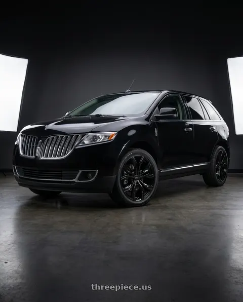 2011 Lincoln MKX with RTX Venom 5x114.3 20x8 +42 Gloss Black wheels