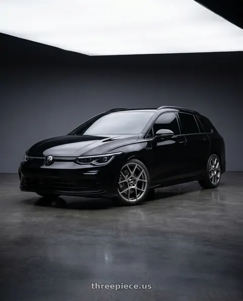 2023 Volkswagen golf variant r-line with BBS XR 5x112 18x8.0+28 Gloss Platinum wheels