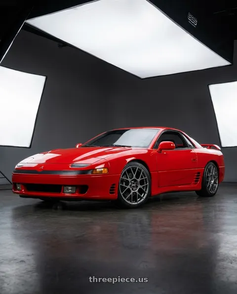 1993 Mitsubishi 3000GT VR-4 with BBS XR 5x114.3 19x8.5+40 Gloss Platinum wheels