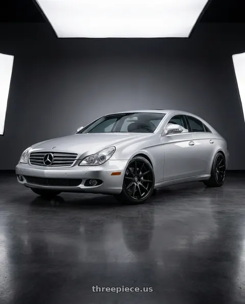 2008 Mercedes-Benz CLS550 with Rohana RFC10 5x112 20x10+22 Matte Black/Gloss Black Lip wheels