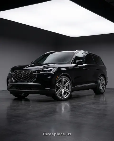 2025 Lincoln Aviator with Blade Luxury RT-454 Sargon 6x139.7 24x9.5 +25 Chrome wheels
