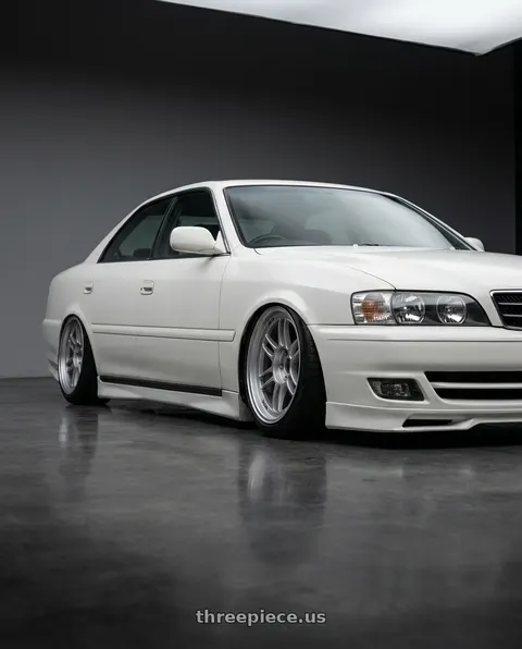 1999 Toyota chaser tourer gp with Enkei RPF1 5x112 18x7.5+48 Silver wheels