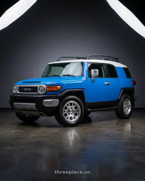 2007 Toyota FJ Cruiser with Ultra 113M 5x139.7 17x9 +01 MACHINED SILVER wheels