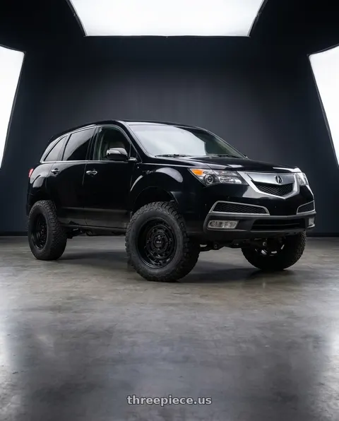 2012 Acura MDX with WELD Off-Road Fortress 5x139.7 20x9 0 Satin Black wheels