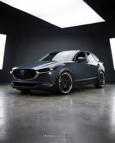 2026 Mazda CX-30 with Work Zr10 2P 5x114.3 18x10.0 +0 Glim Black wheels