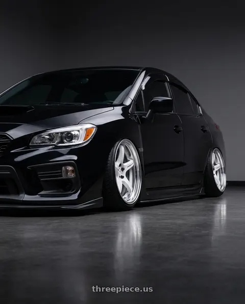 2018 Subaru WRX with Work T5R 2P 5x114.3 18x10.0 +0 WHITE wheels