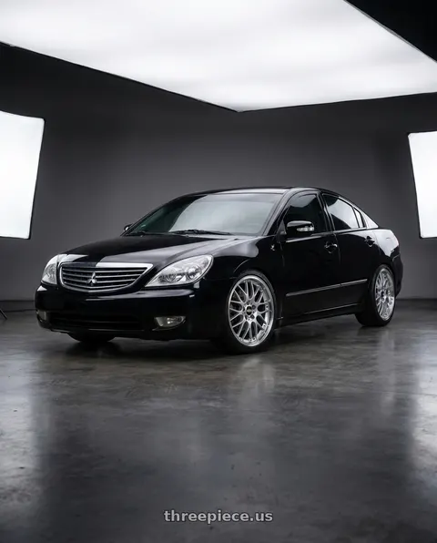 2009 Mitsubishi Galant with BBS RS-GT 5x112 19x9.5+32 Diamond Silver wheels