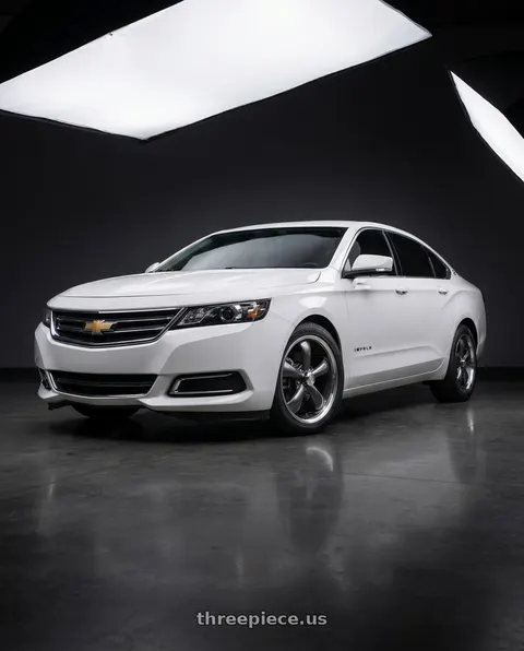 2020 Chevrolet Impala LT with Vision American-Muscle 142 Legend 5x120 18x8.5+32 Gunmetal Machined Lip wheels