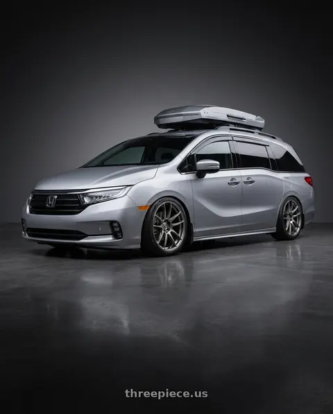 2024 Honda Odyssey with WORK Emotion CR Shigoku 5x114.3 18x10.5 +22 Glow Gunmetal GGM wheels