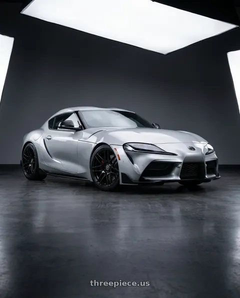 2022 Toyota GR Supra with Forgestar F14 5x112 19x9.5 +25 Gloss Black wheels