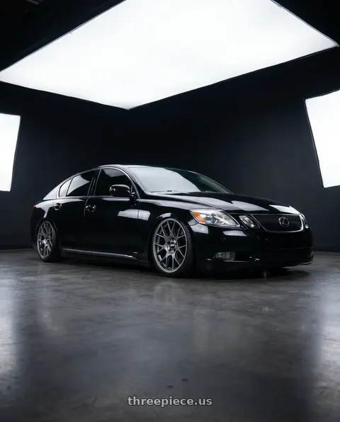 2005 Lexus GS300 with BBS CH-R 5x114.3 20x9.5 +40 Satin Titanium Polished Rim Protector wheels