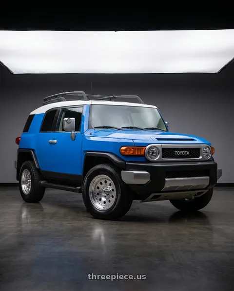 2007 Toyota FJ Cruiser with Ultra 062 Smooth Mod Trailer 5x139.7 16x8  Machined with Clear Coat wheels