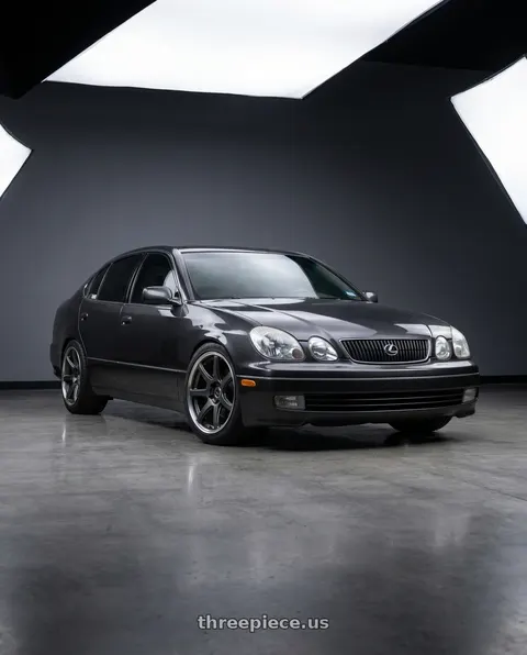 2002 Lexus GS300 with Work Emotion T7R 2P wheels
