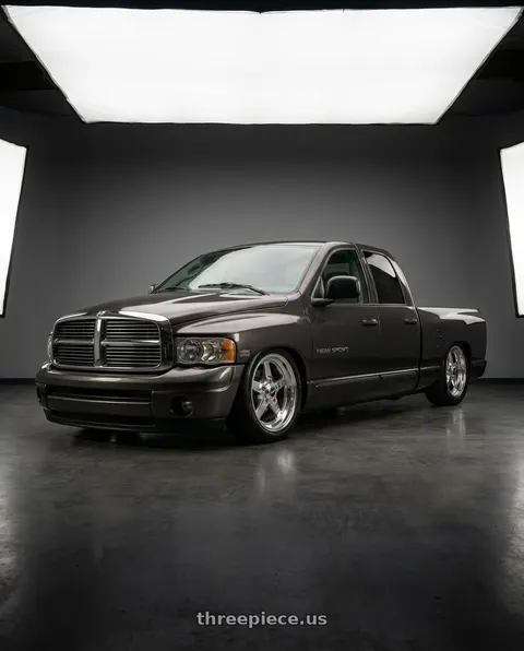 2004 Dodge Ram 1500 with Race Star 92 Drag Star 5x114.3 20x9 +34 Polish wheels