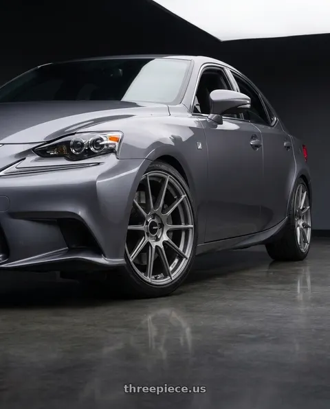 2017 Lexus IS300 with Enkei TS10 5x114.3 18x8.5+50 Grey wheels