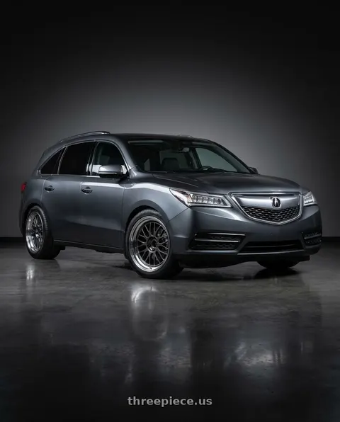 2014 Acura MDX with Volk Racing 21A 5x114.3 19x8.5+35 Dark Gunmetal / Rim DC wheels