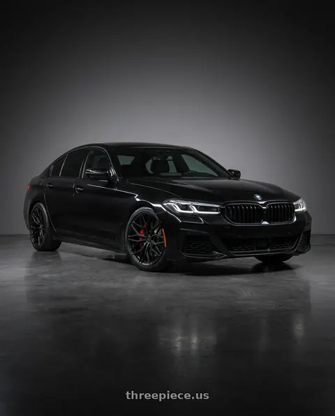 2010 BMW M5 with Brada FR80 5x112 20x9 +45 Satin Black wheels