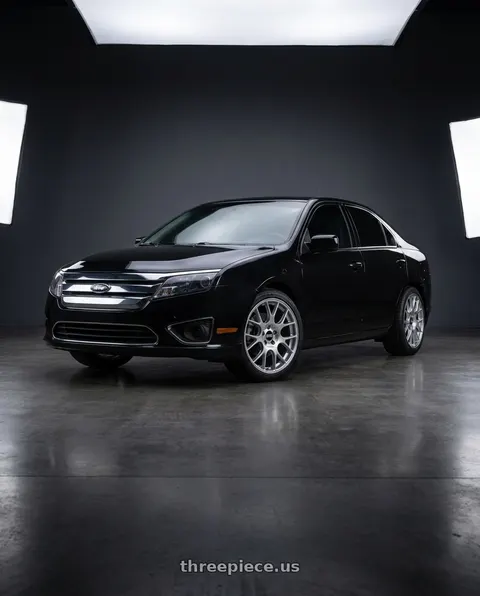 2012 Ford Fusion SEL with BBS CH-R 5x114.3 20x8.5 +38 Brilliant Silver Polished Rim Protector wheels