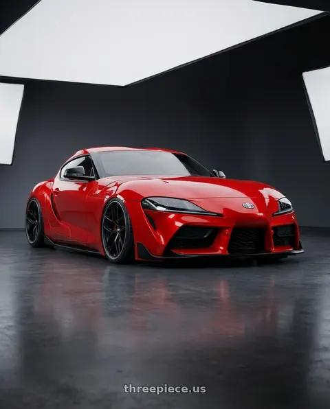 2023 Toyota GR Supra with BBS CC-R 5x112 19x8.5+30 Satin Black wheels