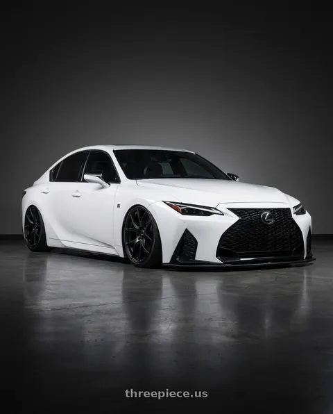 2024 Lexus IS350 with Ssr Gtv03 5x114.3 19x8.5+38  FLAT BLACK wheels