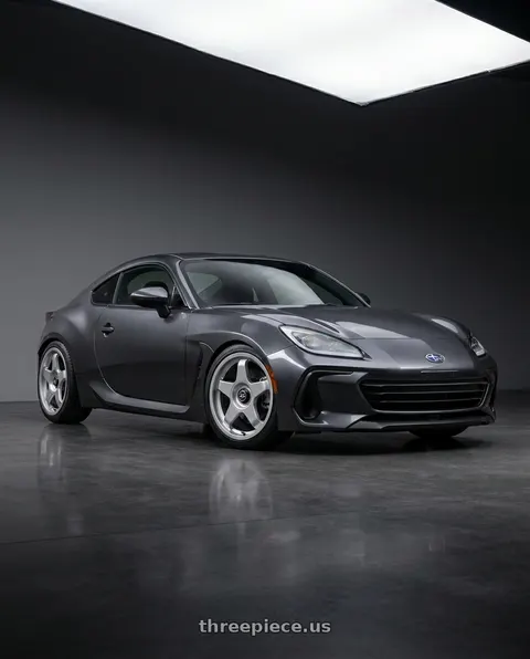 2023 Subaru BRZ Premium with fifteen52 CHICANE 5x100 / 5x114.3 17x7.5 +40 SPEED SILVER (GLOSS SILVER) wheels